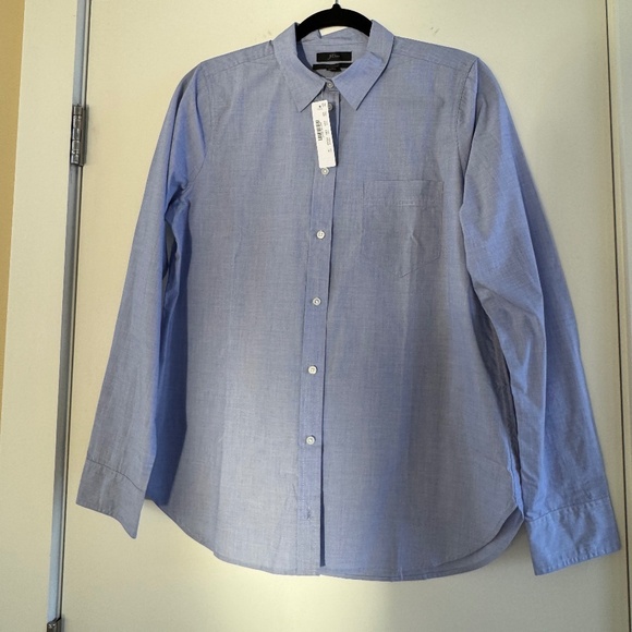 J Crew - Classic Blue Shirt - Size 10 - Picture 1 of 3
